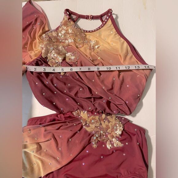 Revolution 10th House Dance Costume ombre sunset SANDS OF TIME TH24182 MA adult - Picture 6 of 12